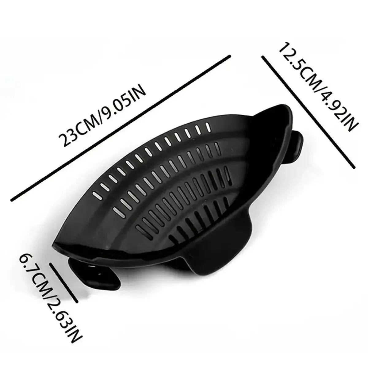 1PC Adjustable Silicone Clip on Strainer for Pots