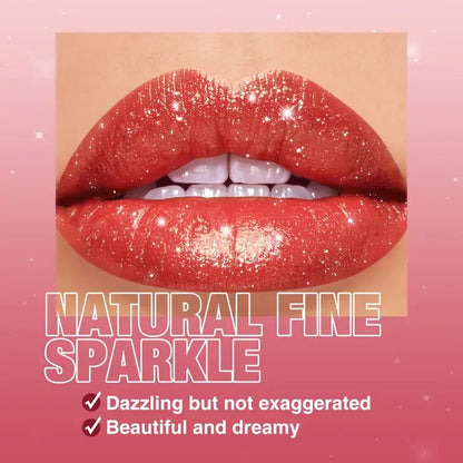 Diamond Shimmer Lipstick Lip Gloss High Pigmented Long Lasting 10 Colors Glitter Lipgloss Lips Makeup Cosmetics Sexy Make Up