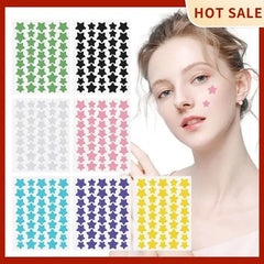 40pcs Pimple Patches Colorful Star-Shaped PE Pimple Patches For Ance Cute And Invisible Pimple Cover Stickers for Pimple Removal