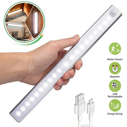 Motion Sensor Light Wireless LED Night Light Type C Rechargeable Light