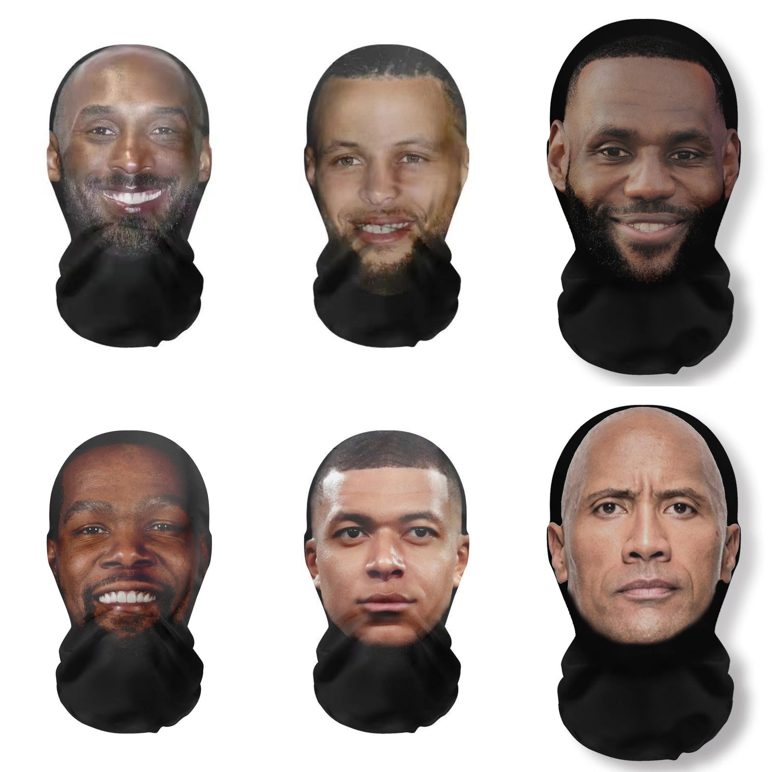 3D Printed Mask Elastic Mesh Full Face Mask for Men Women Cosplay Headwear Novelty Supplies Tricky Hood Party Cosplay Props