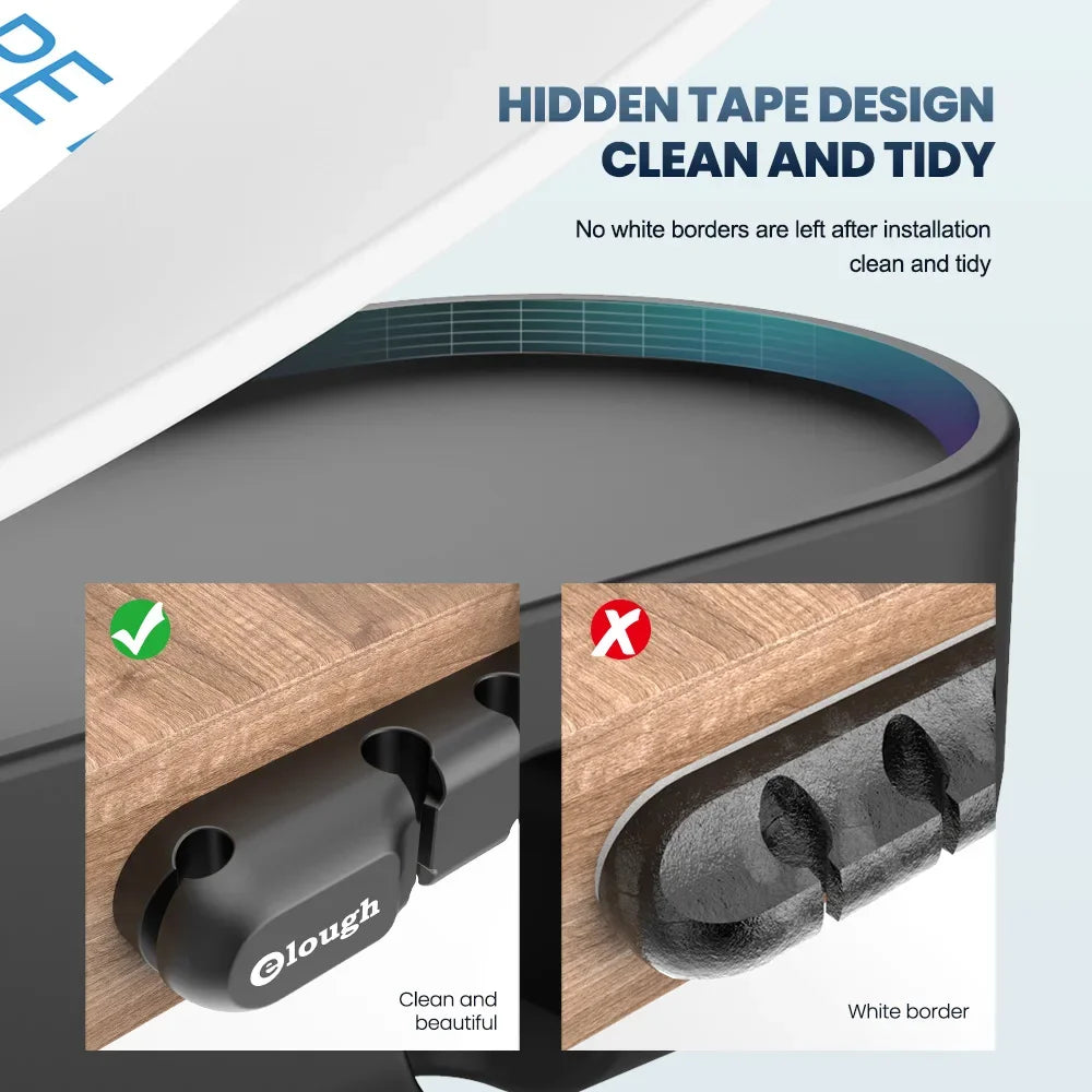 Cable Organizer Management Wire Holder Flexible USB Cable Winder Tidy Silicone Clips For Mouse Keyboard Earphone Protector