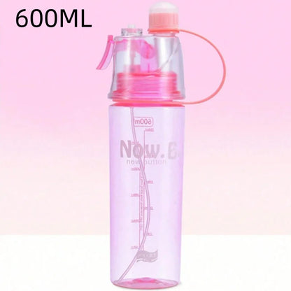 20.3oz Sports Water Bottle Portable Leakproof Spray Water Cup Durable BPA Free Plastic Drinking Jug Outdoor Travel Gym Drinkware