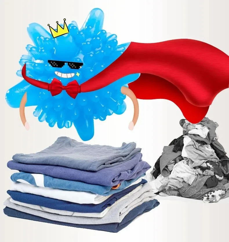 10Pcs/Set Laundry Ball Reusable Household Washing Clothes Softener Remove Dirt Clean Shape PVC Solid 2022