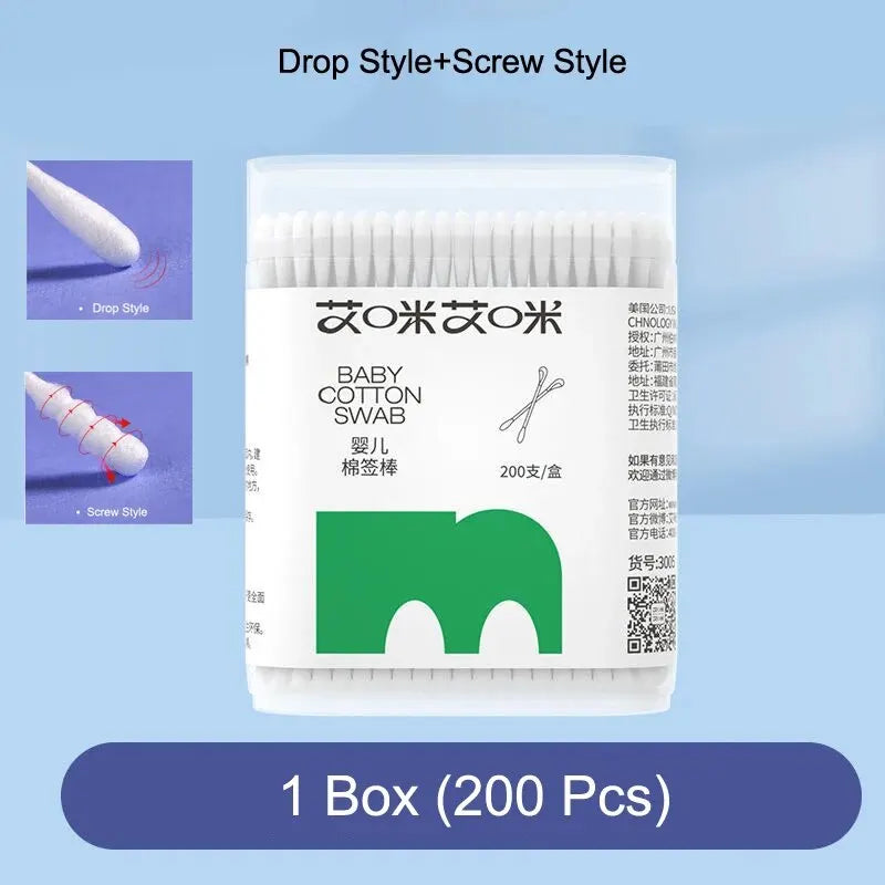 400/200 Pcs Double Head Cotton Swab Women Makeup Lipstik Buds Tip Sticks Nose Ear Cleaning Health Care Tools Bastoncillos Oidos