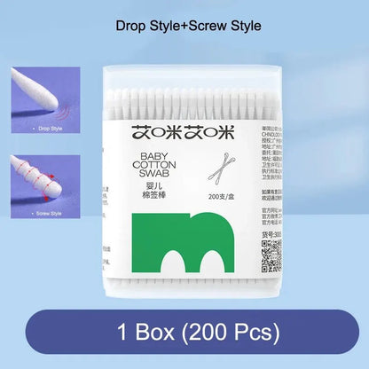400/200 Pcs Double Head Cotton Swab Women Makeup Lipstik Buds Tip Sticks Nose Ear Cleaning Health Care Tools Bastoncillos Oidos