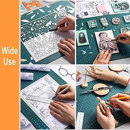 A3 A4 A5 PVC Cutting Mat Workbench Patchwork Sewing Manual DIY Knife Engraving Leather Cutting Board Single Side Underlay