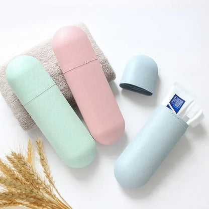Portable Toothbrush Holder Travel Toothpaste
