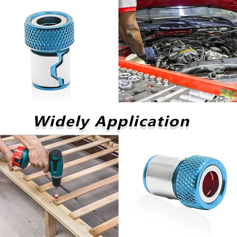 6.35mm Universal Magnetic Ring Alloy Magnetic Ring Screwdriver Bits Anti-corrosion Strong Magnetizer Drill Bit Magnetic Ring