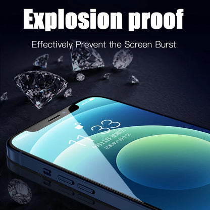 3PCS Tempered Glass For iPhone 15 14 13 12 11 Pro Max 7 8 Plus Screen Protector For iPhone X XS Max XR Protective Glass Film