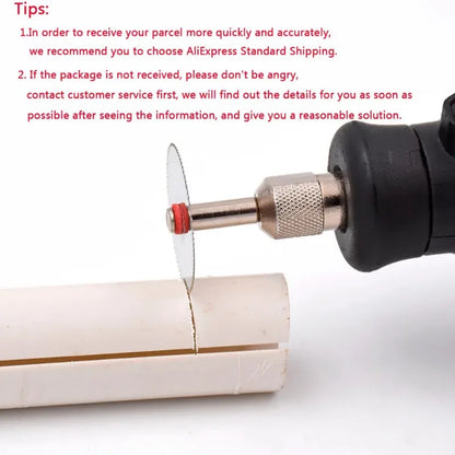 11PCS Set Mini Circular Saw Blades - Stainless Steel Cutting Discs for Wood - Compatible with Rotary Electric Tools