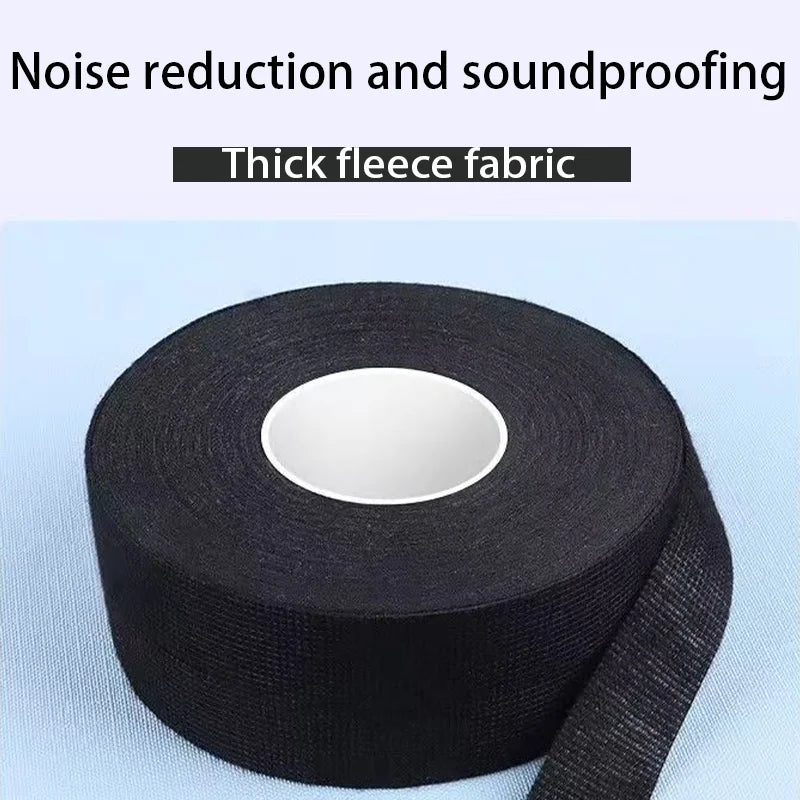 15 Meter Heat-resistant Flame Retardant Tape Coroplast Adhesive Cloth Tape For Car Cable Harness Wiring Loom Protection