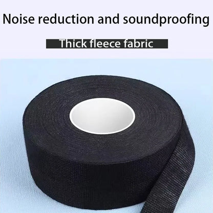 15 Meter Heat-resistant Flame Retardant Tape Coroplast Adhesive Cloth Tape For Car Cable Harness Wiring Loom Protection