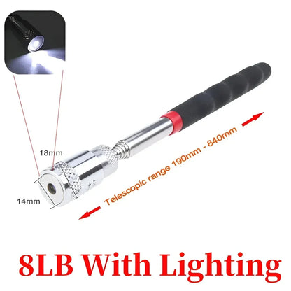 1pc Telescopic Pickup Magnetic Iron Rod Household Automotive Repair and Inspection Tool Strong Magnetic Metal Screw Suction Rod