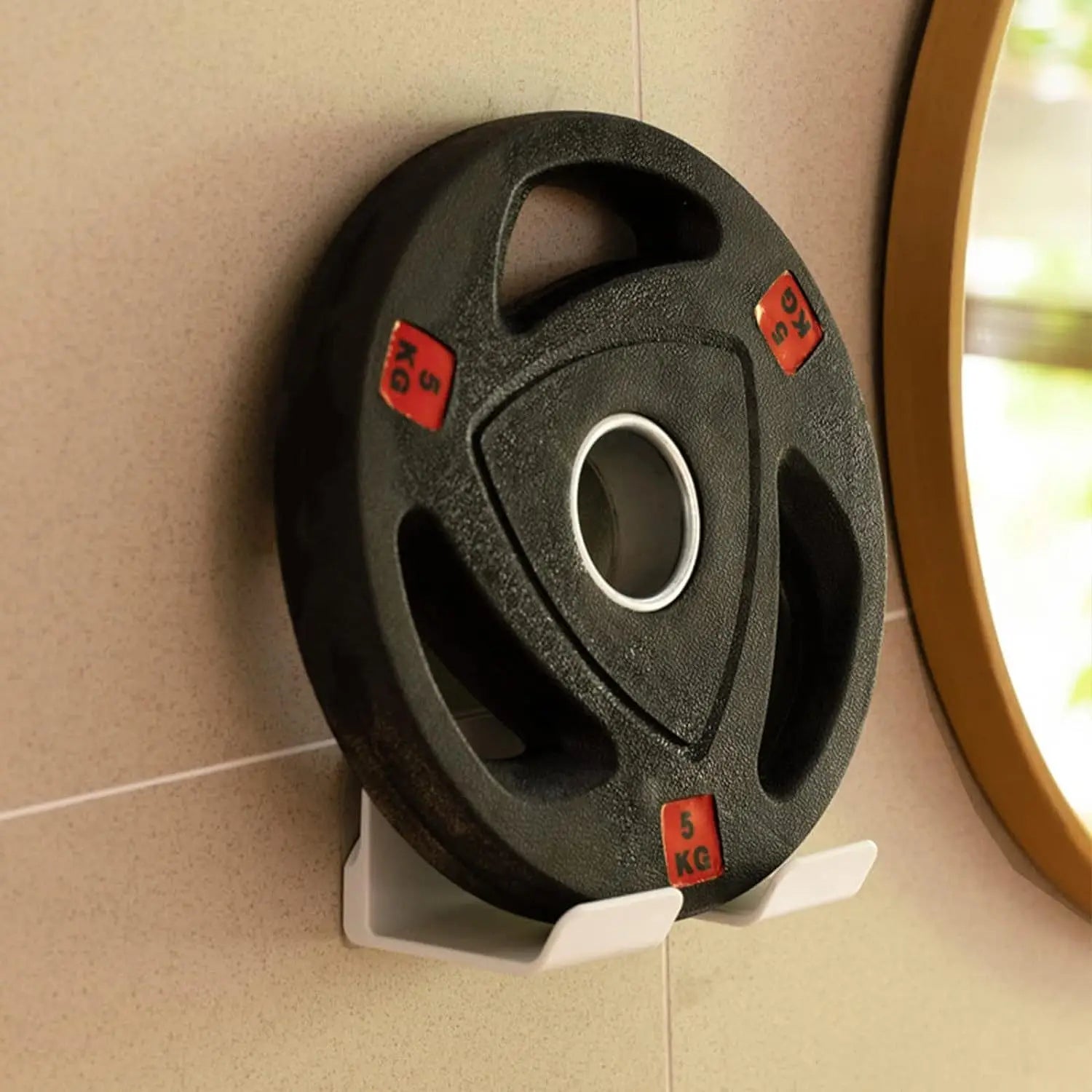 Hair Dryer Holder Wall Mounted Hair Straightener Dryer Hair Stand Bathroom Organizer Shelves Washroom Organization Shelves