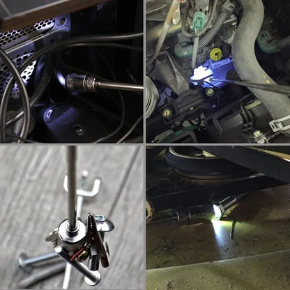 1pc Telescopic Pickup Magnetic Iron Rod Household Automotive Repair and Inspection Tool Strong Magnetic Metal Screw Suction Rod