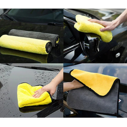 1Pc 30x30/40/60cm Car Wash Microfiber Towel Car Cleaning Drying Cloth Car Care Cloth Microfiber Towel Car Microfiber Cloth