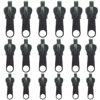 6-60pcs Instant Zipper Universal Instant Fix Repair Kit Replacement Zip Slider Teeth Multifunctional Clothing Replacement Zipper
