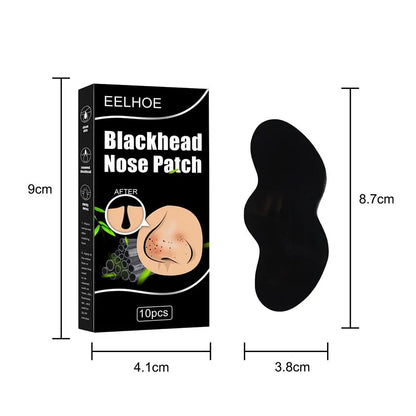 10pcs/Box Blackhead Remover Nose Strips Nasal Patch Deep Cleaning Shrink Pores Acne Treatment Nose Blackhead Mask Strip Skincare