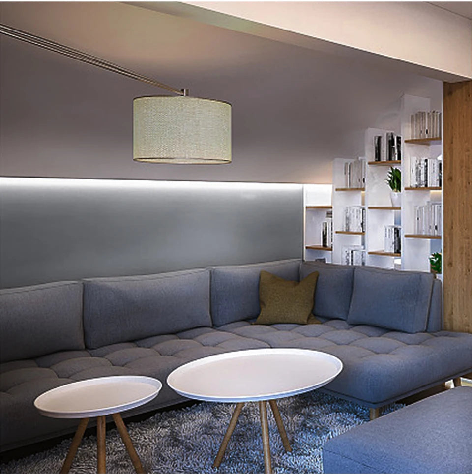 COB LED Under Cabinet LED Strip kitchen Light High Quality110V 220V Wardrobe Closet Lamp Neutral/Warm White Waterproof Neon Tape