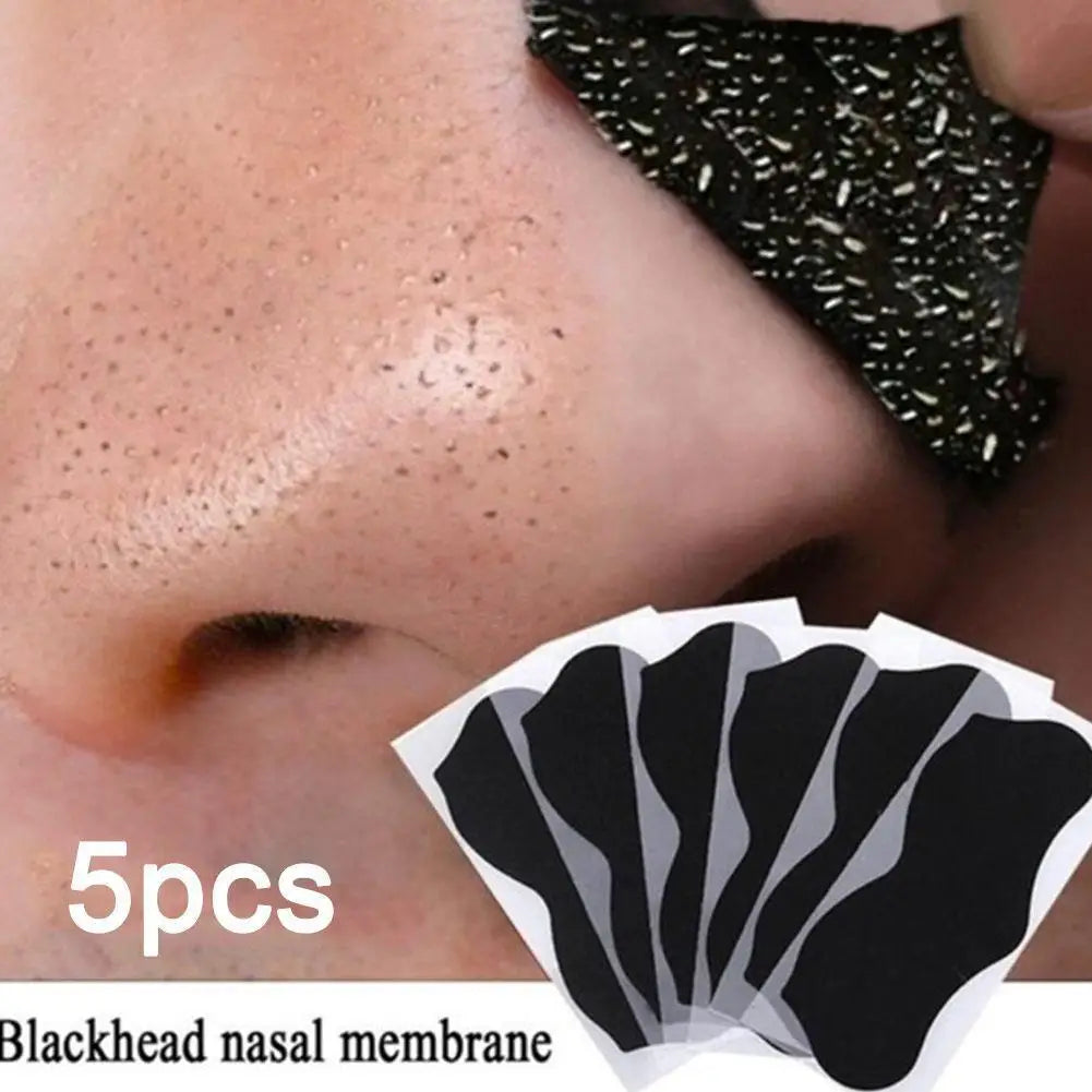 10pcs/Box Blackhead Remover Nose Strips Nasal Patch Deep Cleaning Shrink Pores Acne Treatment Nose Blackhead Mask Strip Skincare