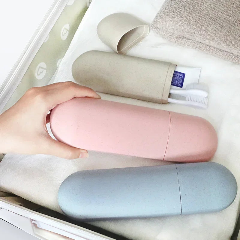 Portable Toothbrush Holder Travel Toothpaste