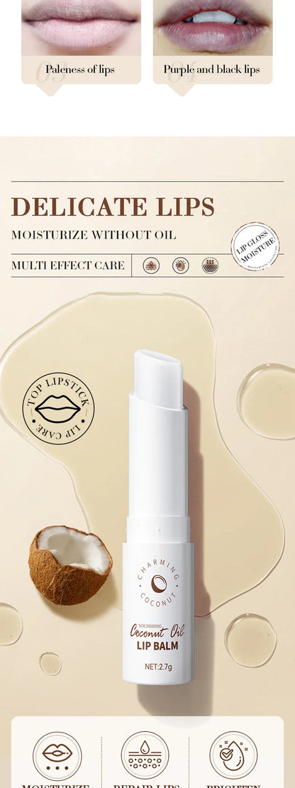 Coconut Lip Balm Healing Moisturizing All-natural Lip Mask For Dry Lips