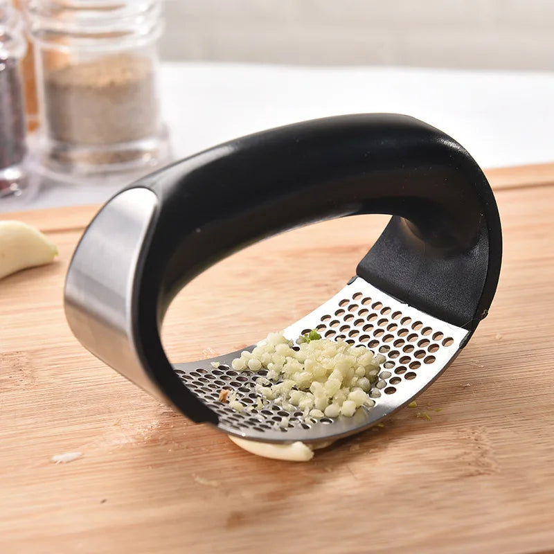 Stainless Steel Garlic Press Crusher Manual