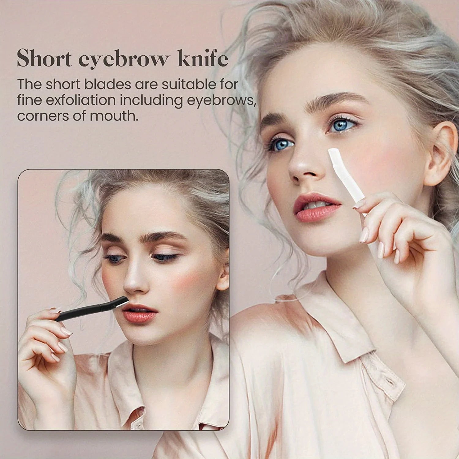 4pcs Eyebrow Razor, Face Razors For Women Facial Hair, Eyebrow Shaver, Dermaplaning Tool To Exfoliate And Refresh The Skin