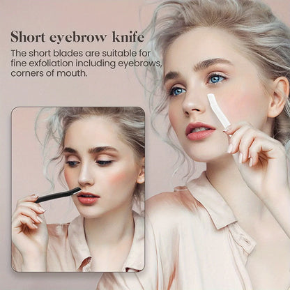 4pcs Eyebrow Razor, Face Razors For Women Facial Hair, Eyebrow Shaver, Dermaplaning Tool To Exfoliate And Refresh The Skin