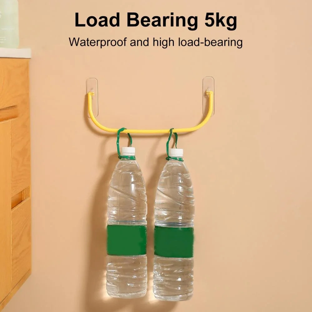 4PCS Simple Shoe Rack Wall-mounted Bathroom Slippers Hook Holder Shoes Slipper Drain Storage Drying Rack Shoe Organizer Hanger