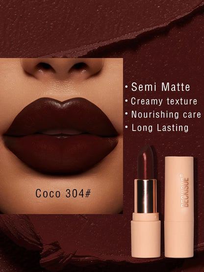 Bare Matte Silky Matte Lipstick Long-lasting Waterproof and glossy finish, Easy to color