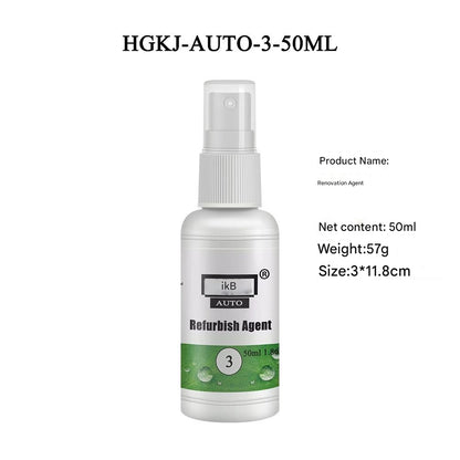 Plastic Restore Revitalizer Plastic Renovator Longlasting Coating For Car Rubbers Refurbish Clean Gloss Black Shine ﻿