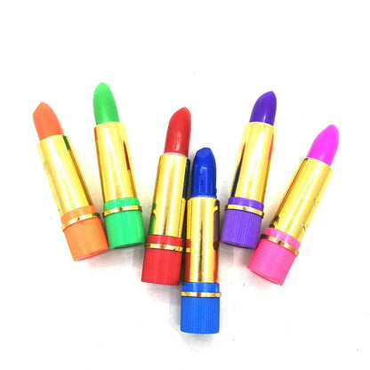 6Pcs/Set Waterproof Lipstick Sexy Lip Stick Matte Velvet Lipstick Color Mood Changing Long Lasting Moisturizing Lipstick