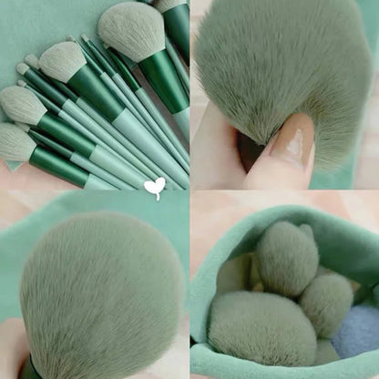 13 soft makeup brushes set cosmetic foundation