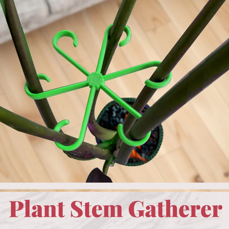 4PCS Reusable Plant Stem Folding Frame Garden Tools No Stake Trellis Plant Stem Support Support Branches Stem Organizer