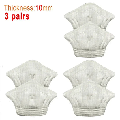 3pair/6pcs Insoles Patch Heel Pads for Sport Shoes Back Sticker Adjustable Size Antiwear Feet Pad Cushion Insert Insole Inserts