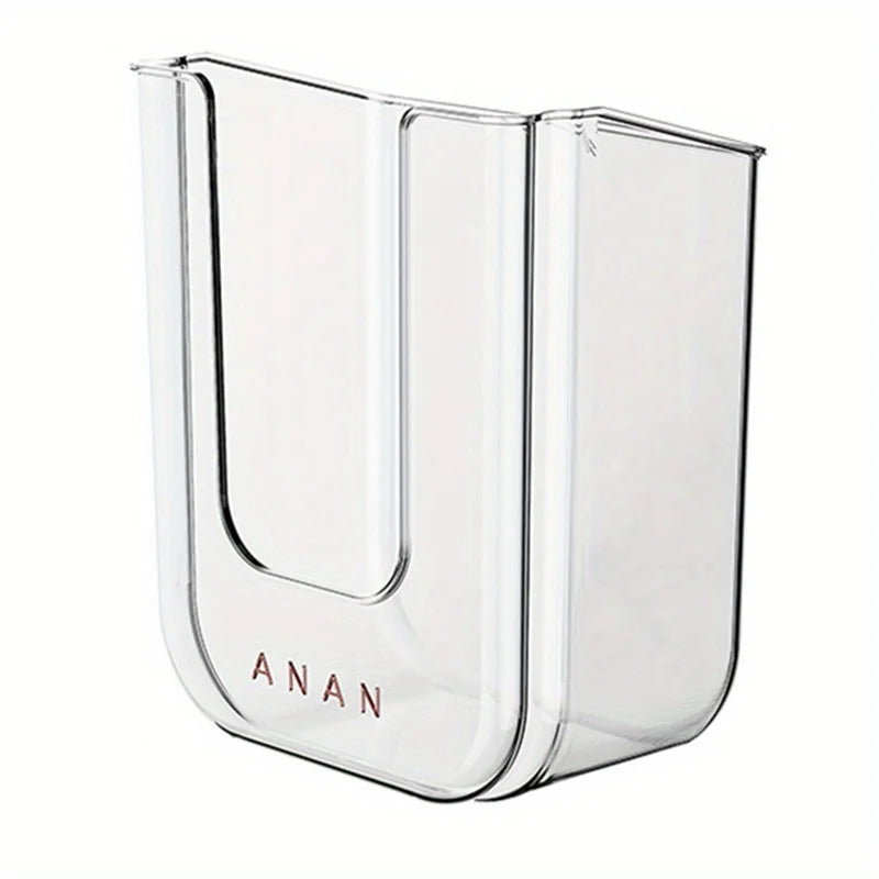 Bathroom non perforated wall mounted wet tissue storage box with large opening and strong load-bearing capacity