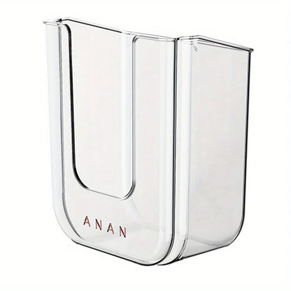 Bathroom non perforated wall mounted wet tissue storage box with large opening and strong load-bearing capacity