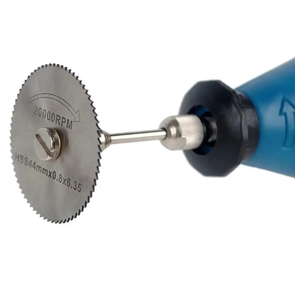 6pcs Mini HSS Circular Saw Blade Rotary Tool For Dremel Metal Cutter Power Tool Wood Cutting Discs Drill Mandrels Cutoff 22-50mm