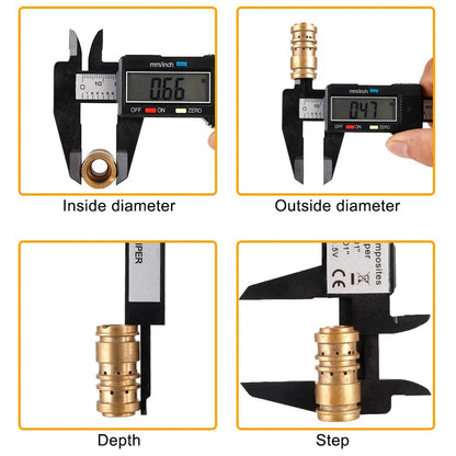 150mm 100mm Electronic Digital Caliper Carbon Fiber Dial Vernier Caliper Gauge Micrometer Measuring Tool Digital Ruler
