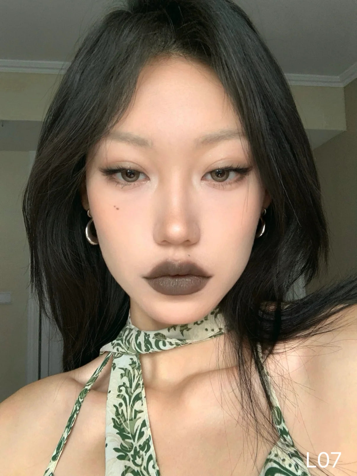 Girlcult Herbal Compendium Glitter Lipstick Green Shimmer Lipgloss Matte Velvet Lip Clay Moisturizing Longlasting Nostickup