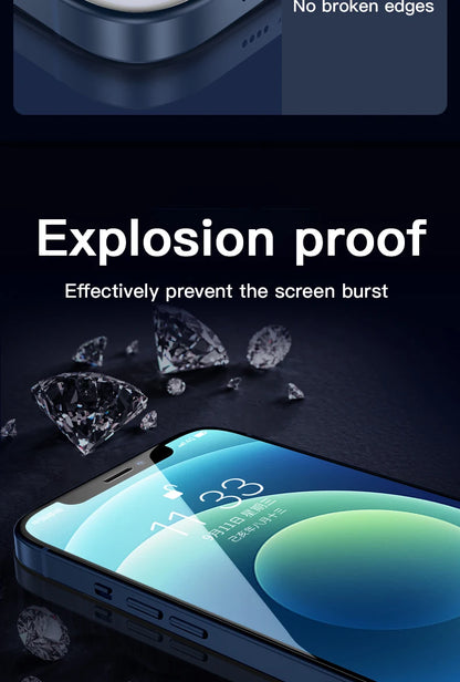 3PCS Tempered Glass For iPhone 15 14 13 12 11 Pro Max 7 8 Plus Screen Protector For iPhone X XS Max XR Protective Glass Film