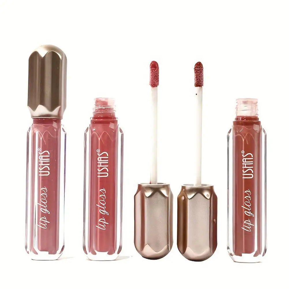 6 Color Mirror Pearl Lip Gloss Waterproof Long Lasting Moisturizing Liquid Lipstick Shimmery Glitter Lip Gloss Women Lip Makeup
