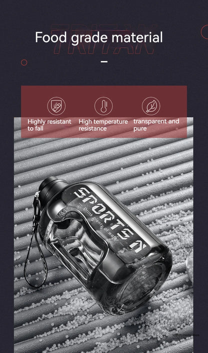 1.7L/2.7L/4L/5L Large Capacity Water Bottle Gym Cycling Cup Sports Water Bottle Portable For Fitness Camping Men Water Kellte