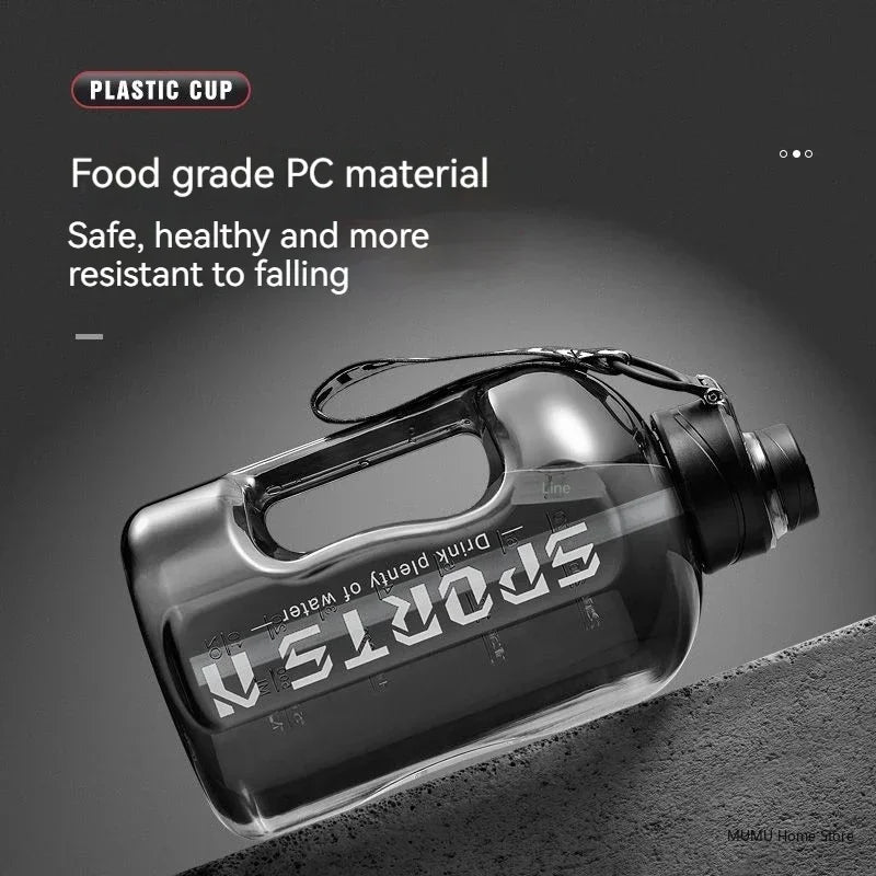 1.7L/2.7L/4L/5L Large Capacity Water Bottle Gym Cycling Cup Sports Water Bottle Portable For Fitness Camping Men Water Kellte