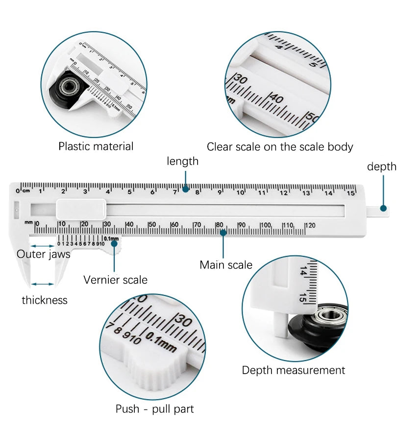 150mm 100mm Electronic Digital Caliper Carbon Fiber Dial Vernier Caliper Gauge Micrometer Measuring Tool Digital Ruler