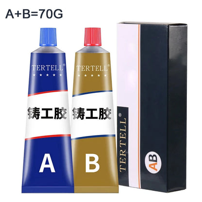 AB Type Casting Repair Glue High Temperature Resistant Liquid Metal Welding Filler Metal Repair Glue Tools Caulking Agent Super