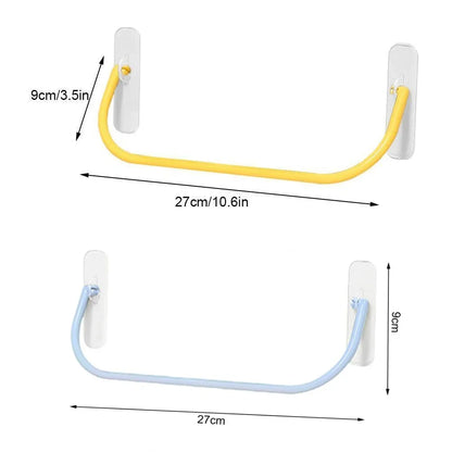 4PCS Simple Shoe Rack Wall-mounted Bathroom Slippers Hook Holder Shoes Slipper Drain Storage Drying Rack Shoe Organizer Hanger