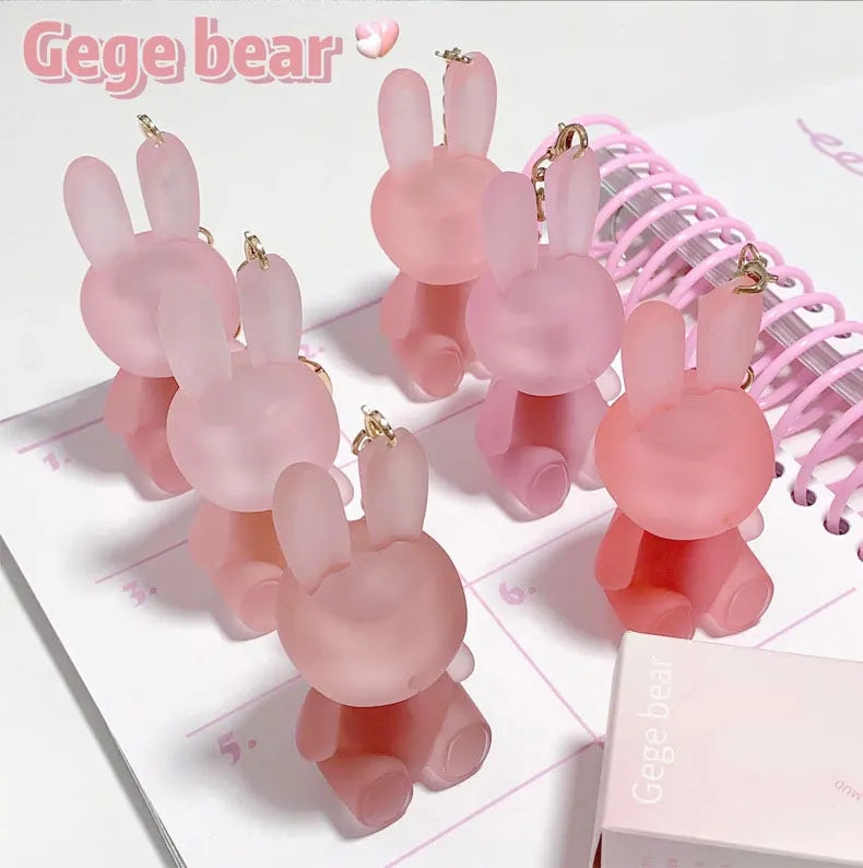 Gege Bear Adorable Rabbit Velvet Lip Mud — Matte Finish, Long-Lasting, Non-Transfer Lip Lacquer for a Whiter Appearance